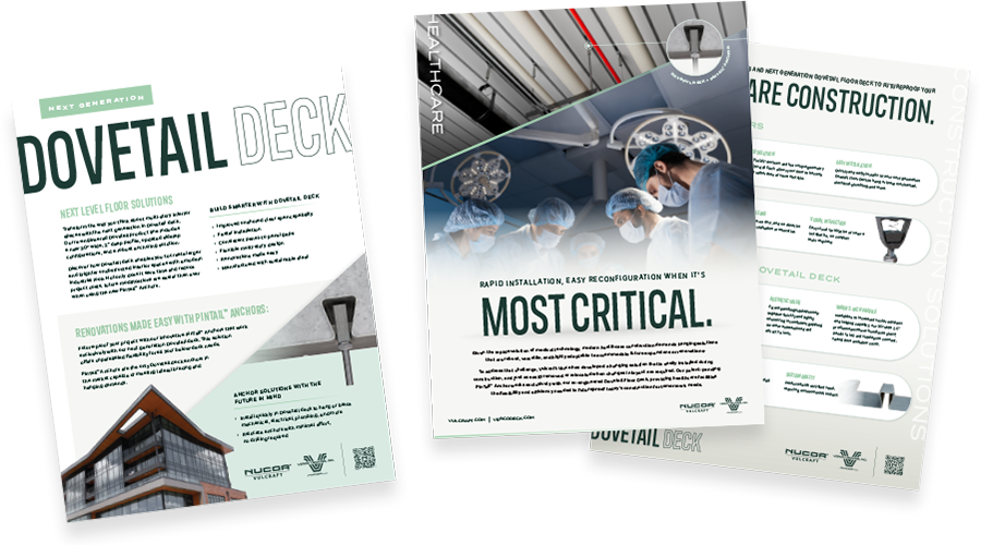 Vulcraft Next Generation Dovetail Deck handout images